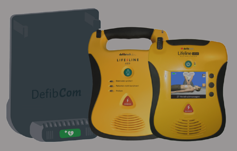 Vollautomatischer Defibrillator mit Monitor - Geführt im Notfall
