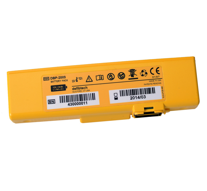 Defibtech Lifeline VIEW AED Batterie
