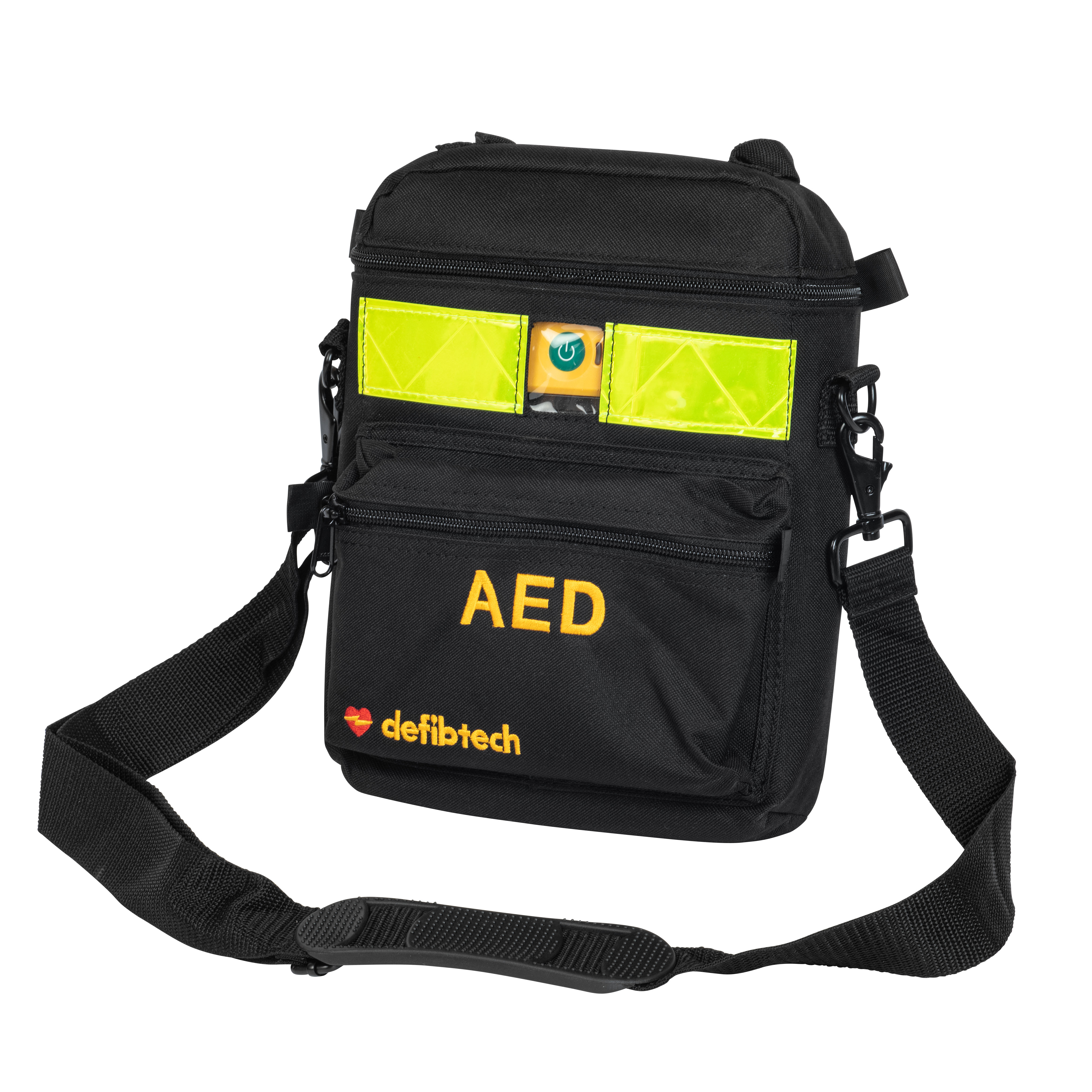 Defibtech AED Schutzschrank grün mit Alarm, inkl. Tasche und Notfalltafel