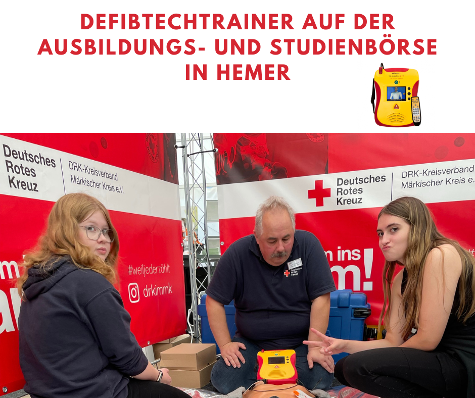 Defibtech Trainer auf der Ausbildungs- und Studienbörse in Hemer