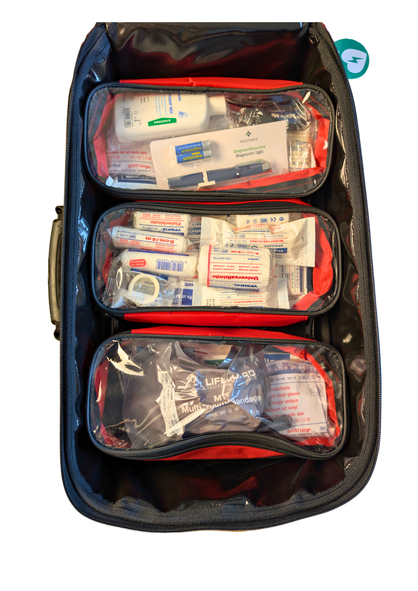 AED Notfallrucksack mit Lifeline VIEW (BASIC)